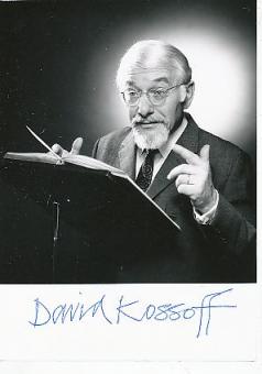David Kossoff † 2005  Film + TV Autogramm Foto original signiert 