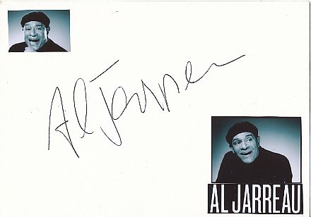 Al Jarreau † 2017  Musik Autogramm Karte original signiert 