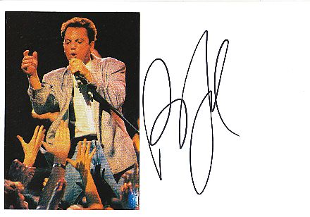 Billy Joel  Musik Autogramm Karte original signiert 