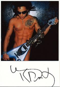 Lenny Kravitz  Musik Autogramm Karte original signiert 
