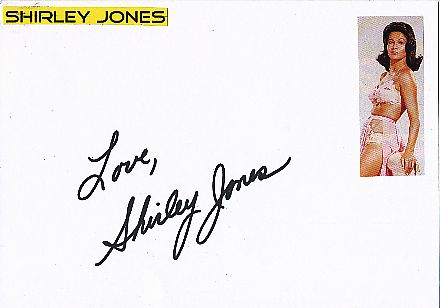 Shirley Jones  Film+ TV  Autogramm Karte original signiert 