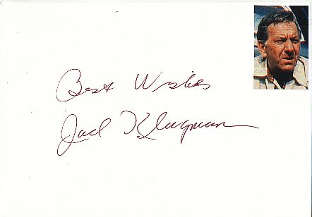 Jack Klugman † 2012  Film+ TV  Autogramm Karte original signiert 