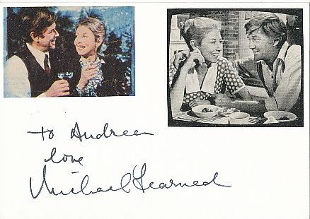 Michael Learned Film+ TV  Autogramm Karte original signiert 
