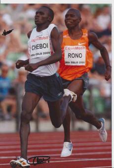 Cheboi & Rono    Leichtathletik Autogramm Foto original signiert 