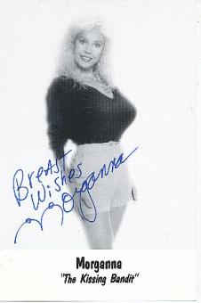 Morganna  "The Kissing Bandit"  Film + TV Autogrammkarte original signiert 