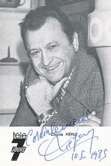 Claude Pieplu † 2006  Film + TV Autogrammkarte original signiert 