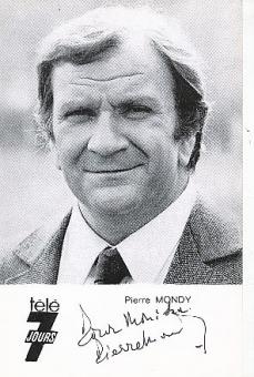 Pierre Mondy † 2012  Film + TV Autogrammkarte original signiert 