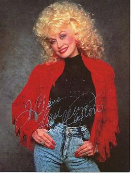 Dolly Parton  Musik Autogrammkarte original signiert 