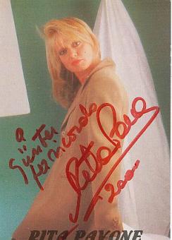 Rita Pavone  Musik Autogrammkarte original signiert 