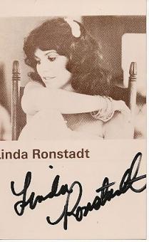 Linda Ronstadt  Musik Autogramm Foto original signiert 