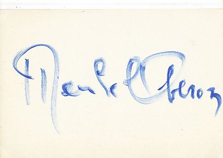 Merle Oberon † 1979  Film & TV Autogramm Karte original signiert 