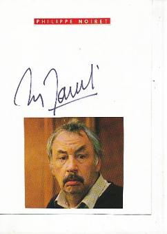 Philippe Noiret † 2006  Film & TV Autogramm Karte original signiert 