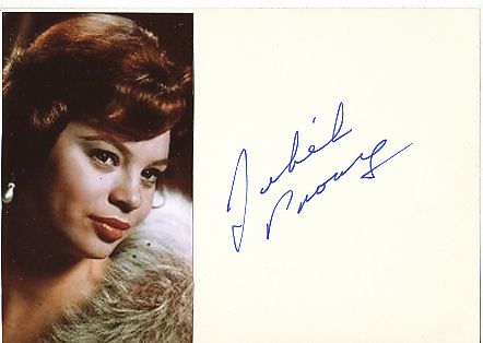 Juliet Prowse † 1996  Film & TV Autogramm Karte original signiert 