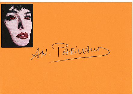 Anne Parillaud  Film+ TV  Autogramm Karte original signiert 