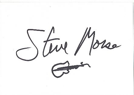 Steve Morse  Deep Purple  Musik  Autogramm Karte original signiert 