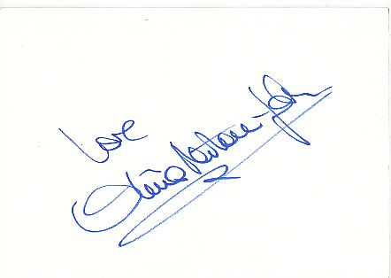 Olivia Newton John  Grease  Musik  Autogramm Karte original signiert 