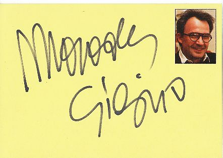 Giorgio Moroder  Musik  Autogramm Karte original signiert 