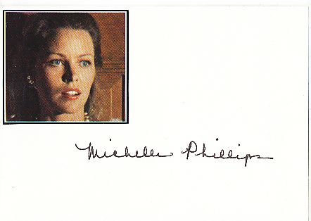 Michelle Phillips  The Mamas and the Papas  Musik  Autogramm Karte original signiert 