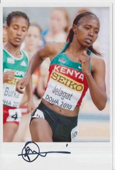 Irene Jelagat  Kenia  Leichtathletik Autogramm Foto original signiert 
