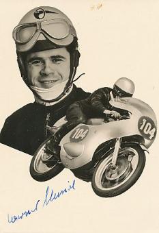 Werner Musiol † 1982  DDR VEB  Motorrad Sport Autogrammkarte original signiert 