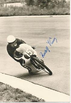 Rudolf Kunz † 2007 Kreidler  Motorrad Sport Autogrammkarte  original signiert 