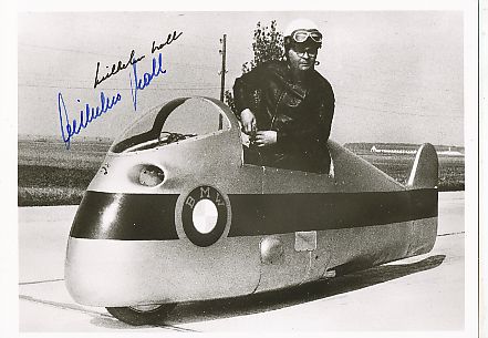 Wilhelm Noll † 2017 Motorrad Seitenwagen Gespanne Autogrammkarte  original signiert 