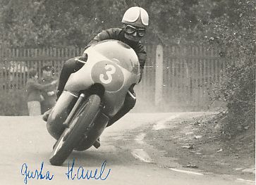 Gustav Havel † 1967  CSSR  Motorrad Sport Autogramm Foto original signiert 