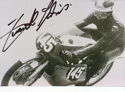 Frank Perris † 2015  Motorrad Sport Autogramm Foto original signiert 