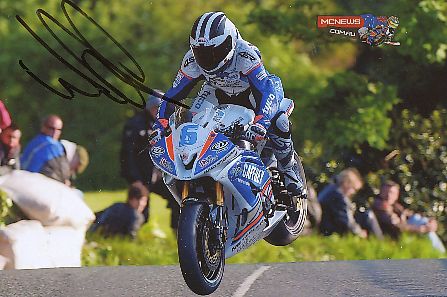 William Dunlop  † 2018  GB  Motorrad Sport Autogramm Foto original signiert 