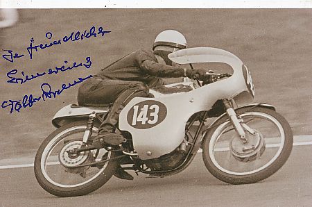 Walter Brehme  † 2007  DDR  Motorrad Sport Autogramm Foto original signiert 