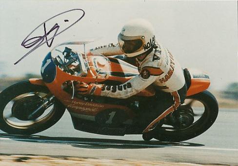 Walter Villa † 2002 Italien  4 x Weltmeister  Motorrad Sport Autogramm Foto original signiert 