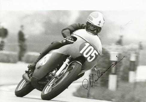 Gilberto Milani † 2021  Motorrad Sport Autogramm Foto original signiert 