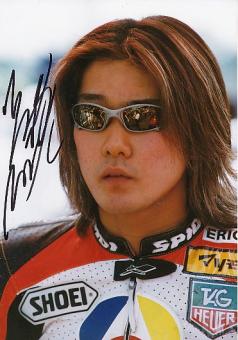 Norifumi "Norick" Abe † 2007  Japan  Motorrad Sport Autogramm Foto original signiert 