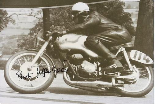 Rudi Felgenheier † 2005  DKW   Motorrad Sport Autogramm Foto original signiert 