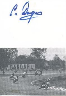 Cees van Dongen † 2011 NL  Motorrad Sport Autogramm Karte  original signiert 