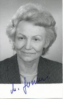 Margot Honecker † 2016 DDR SED Politik Autogrammkarte  original signiert 