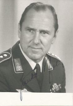 Günther Rall † 2009  Jagdflieger Militär Autogrammkarte  original signiert 
