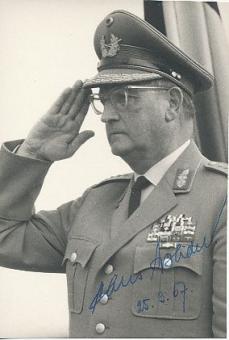 Hans Speidel †1984 General  Bundeswehr Militär Autogrammkarte  original signiert 