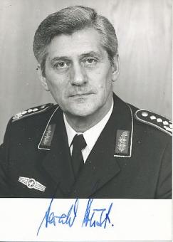 Harald Wust † 2010  General  Generalinspekteur  Bundeswehr Militär Autogramm Foto  original signiert 