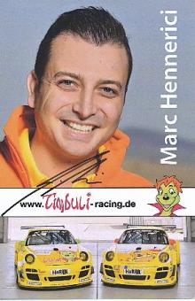 Marc Hennerici  Auto Motorsport  Autogrammkarte  original signiert 
