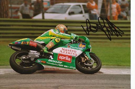 Valentino Rossi  Italien 9 x Weltmeister Motorrad Sport Autogramm Foto original signiert 