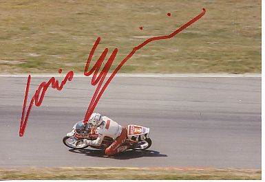 Loris Capirossi  Italien 3 x Weltmeister Motorrad Sport Autogramm Foto original signiert 