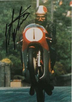 Giacomo Agostini  Italien  15 x  Weltmeister Motorrad Sport Autogramm Foto original signiert 