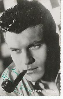 Henri Vidal † 1959  Film & TV Autogrammkarte original signiert 