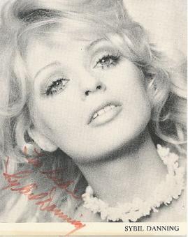 Sybil Danning  Film & TV Autogrammkarte original signiert 