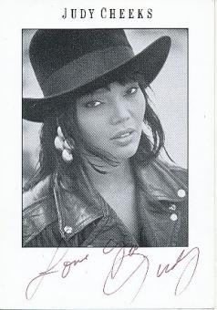 Judy Cheeks  Musik Autogrammkarte original signiert 