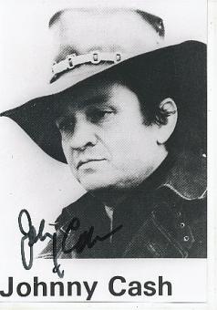 Johnny Cash † 1990  Musik Autogramm Foto original signiert 