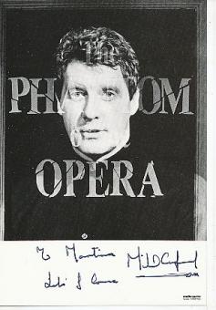 Michael Crawford  Musik Autogrammkarte original signiert 