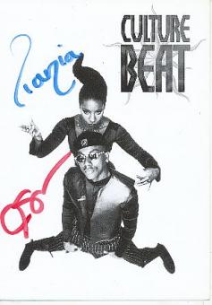 Culture Beat  Musik Autogrammkarte original signiert 