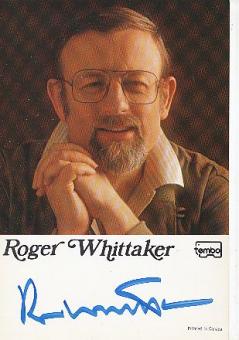 Roger Whittaker  Musik Autogrammkarte original signiert 